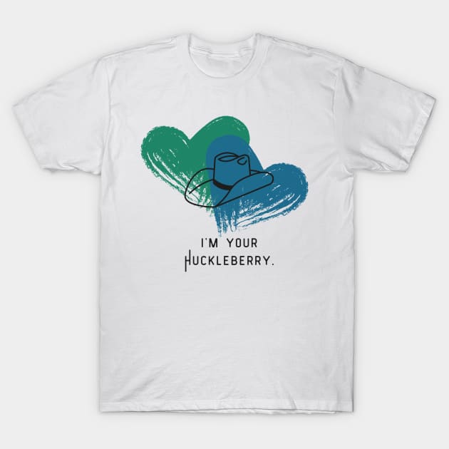 "I'm Your Huckleberry" Destiel Design T-Shirt by madelinerose67